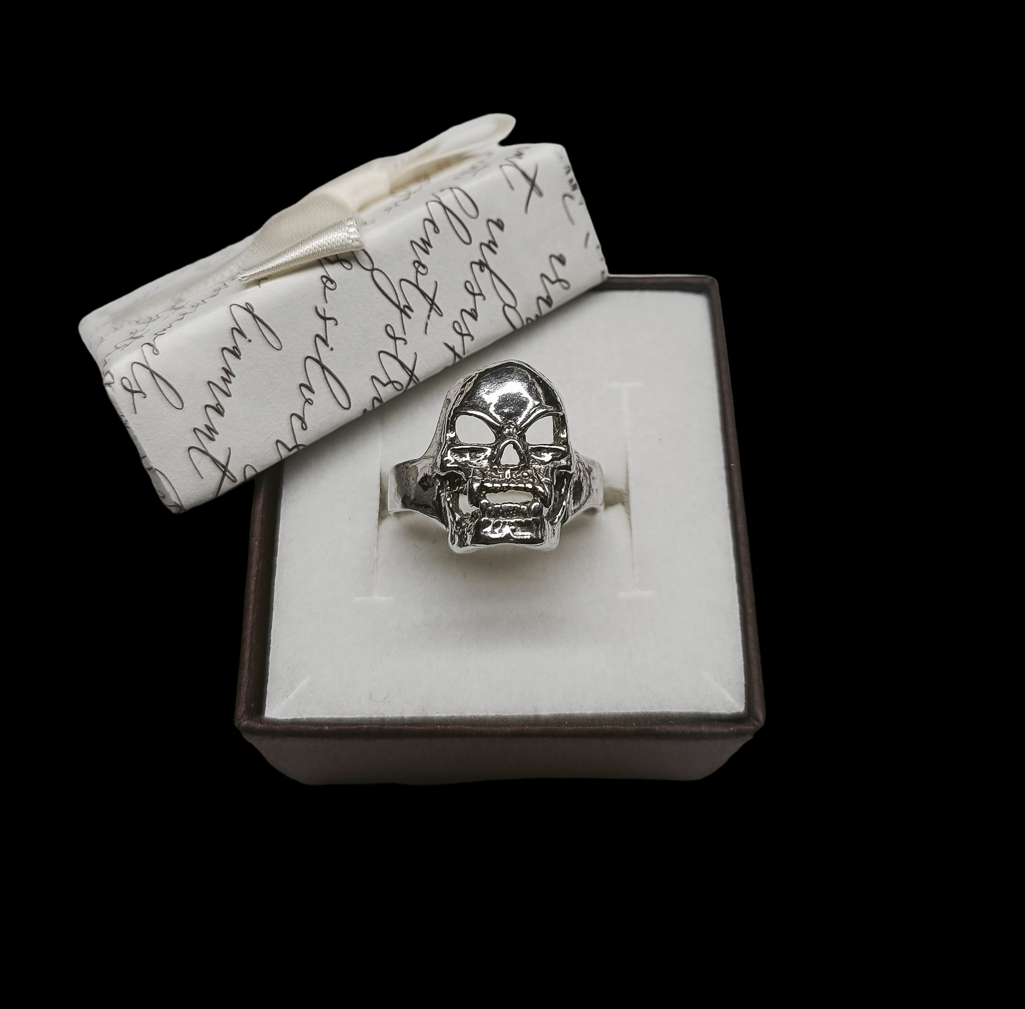 Srebrny sygnet "Czaszka"