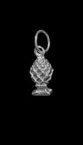 Srebrna zawieszka do bransoletki "ananas"