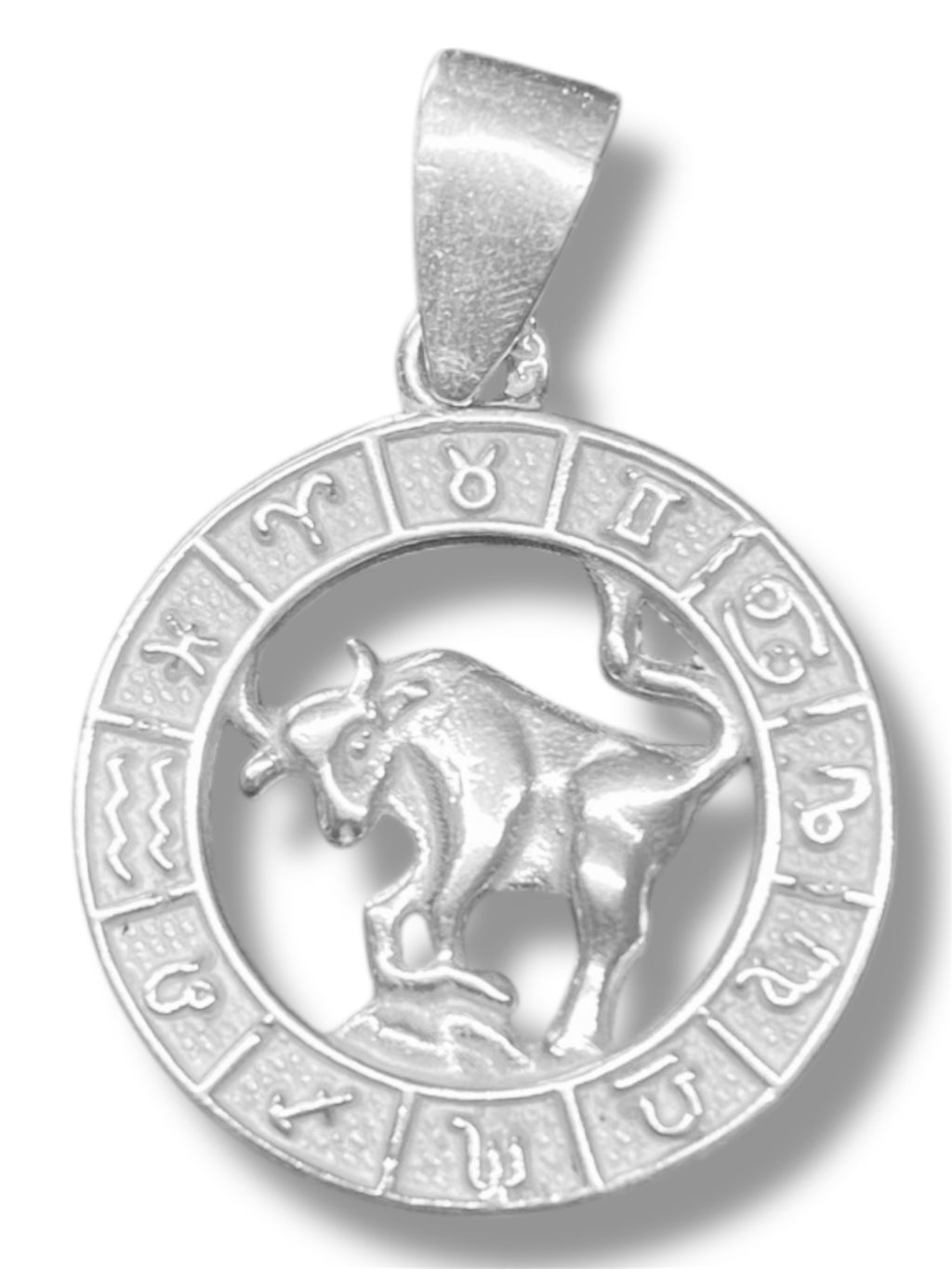 Byk - Srebrna zawieszka