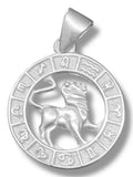 Lew - Srebrna zawieszka